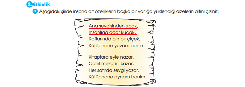 Kütüphane Metni Etkinlik Cevapları 6. Sınıf Türkçe MEB Yayınları