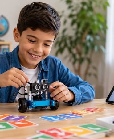Çocuklar İçin Robotik Kodlamaya Giriş: Oyunla Algoritmik Düşünme